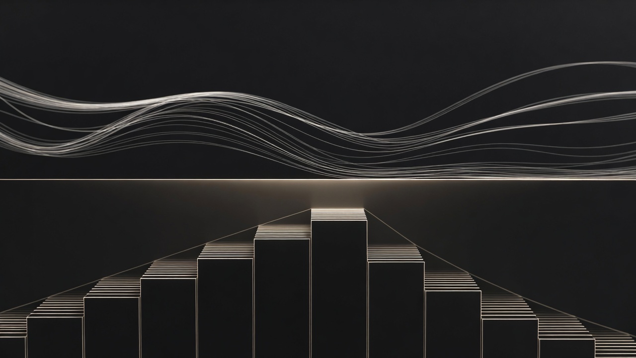 Continuous operational flow moving above a stepped, process-based system